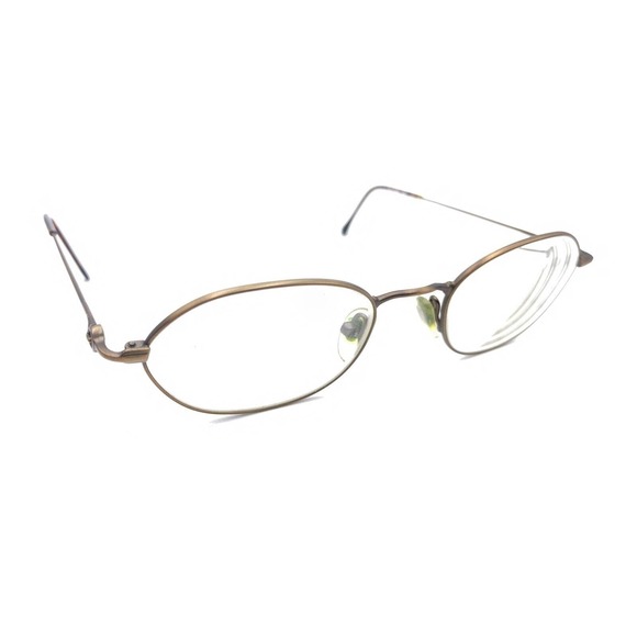 Gucci GG 2623 8GK Satin Bronze Brown Oval Eyeglasses Frames 48-19 140 Italy - Picture 1 of 12